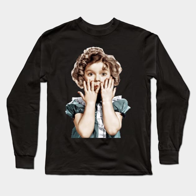 Shirley Temple Hands Long Sleeve T-Shirt by RetroSalt